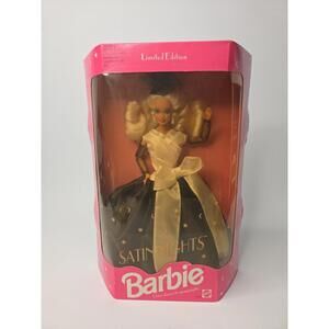 Satin Nights Barbie 1992 Vintage Limited Edition NRFB Mattel (damaged Box)